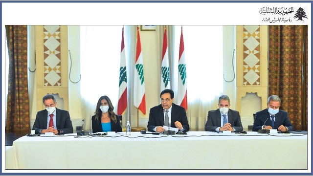 الرئيس دياب يلتقي عددًا من السفراء وومثلي البعثات الديبلوماسية والمنظمات الدولية في لبنان