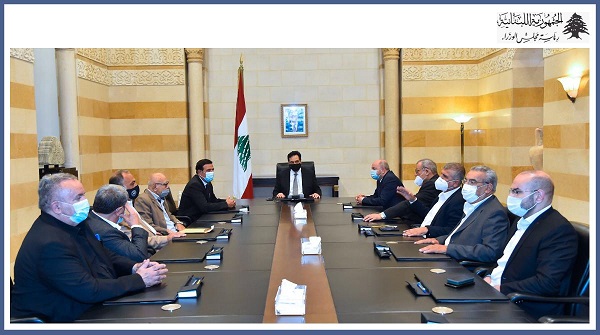 الرئيس دياب يترأس اجتماعًا لقطاع النقل البري