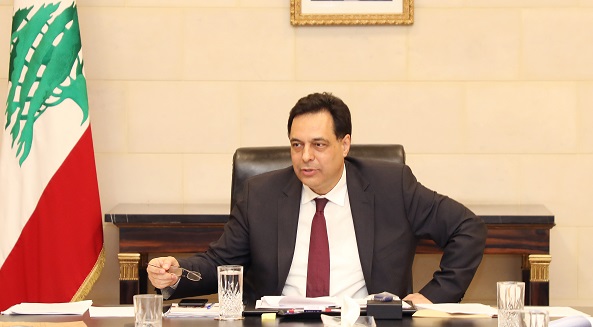 الرئيس دياب يهنئ بتشكيل الحكومة ويتلقى اتصالي شكر من رئيس الجمهورية والرئيس ميقاتي