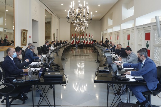 مجلس الوزراء اقر البيان الوزاري لحكومة معا للانقاذ