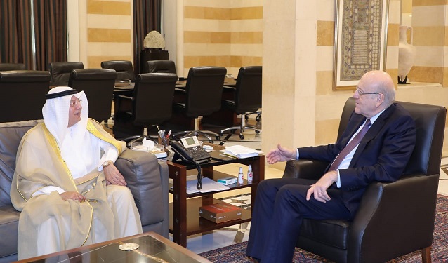 الرئيس ميقاتي يستقبل مدير المعهد العربي للتخطيط في الكويت الدكتور بدر عثمان مال الله