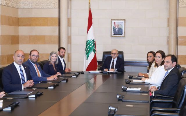 الرئيس سلام يستقبل السيناتور الأميركي ماركواين مولين