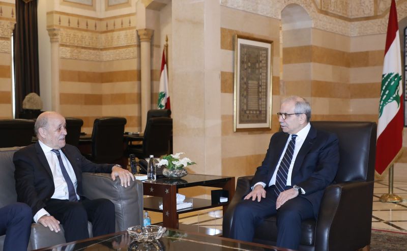 الرئيس سلام يستقبل المبعوث الرئاسي الفرنسي الوزير السابق جان إيف لودريان