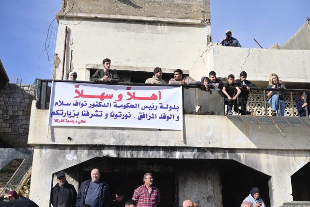 الرئيس سلام يزور كفركلا