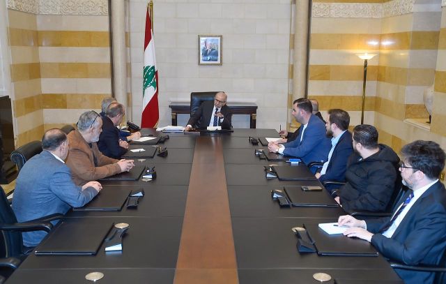 الرئيس سلام يستقبل وفدًا من اتحاد نقابات الأفران في لبنان