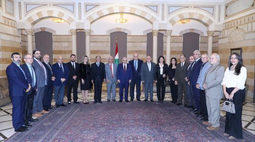 الرئيس سلام يستقبل وفدا من المنبر الوطني للانقاذ