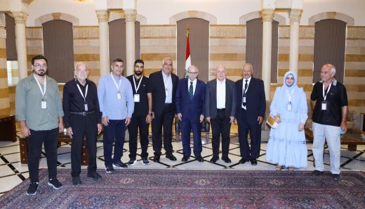 الرئيس سلام يستقبل وفداً من بلدية فرون